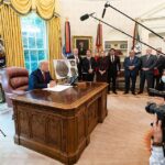 Trump Seen In Oval Office With What?