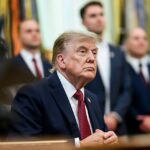 Trump Holds Top Secret Meeting Before Funeral